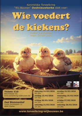 Wie voedert de Kiekens ? - flyer