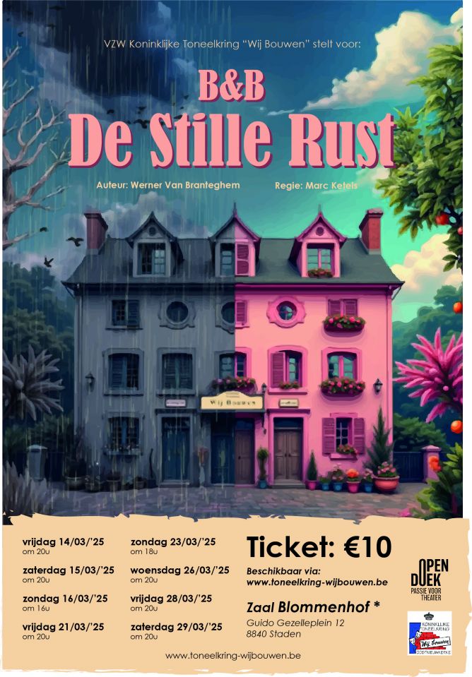 B&B  Stille Rust - affiche